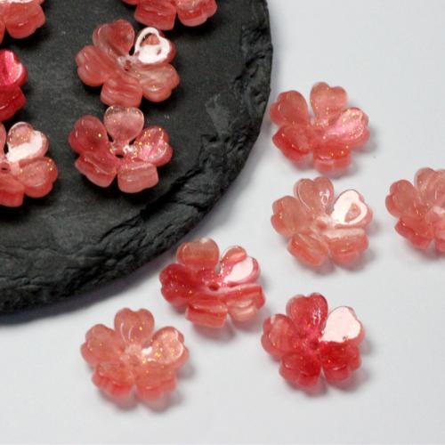 Acetate Bead Cap petals DIY 15mm Sold By Bag