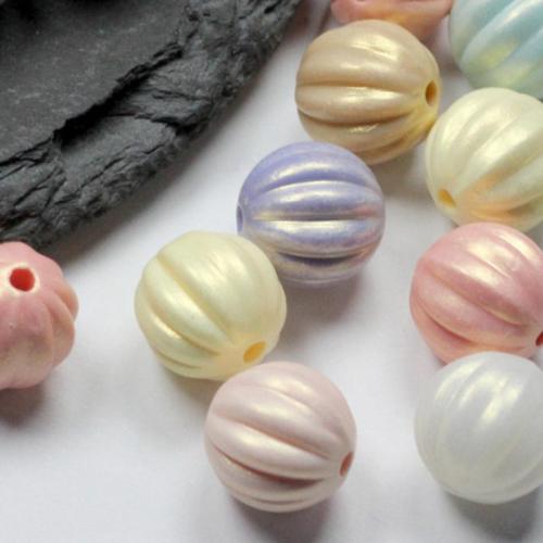 Acrylic Beads, DIY, mixed colors, 11mm, 50PCs/Bag, Sold By Bag
