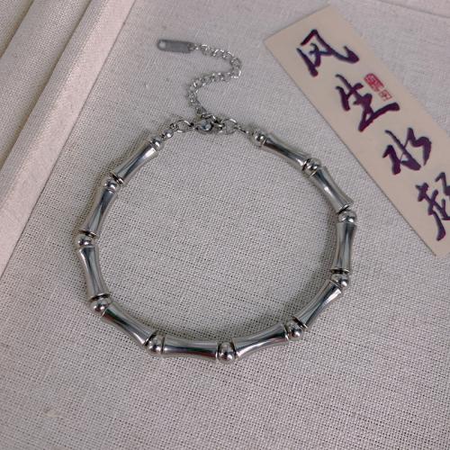 Stainless Steel Jewelry Bracelet, 304 Stainless Steel, with Tiger Eye & Hematite, with 5cm extender chain, fashion jewelry & Unisex & different styles for choice, Length:Approx 18.5 cm, Sold By PC