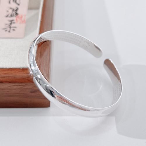 925 Sterling Silver Bangle Bracelet fashion jewelry & for woman Inner Approx 66mm Sold By PC