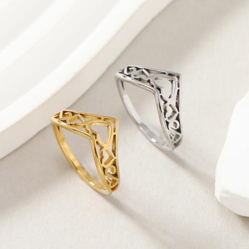 خاتم إصبع الفولاذ المقاوم للصدأ, 304 الفولاذ المقاوم للصدأ, مجوهرات الموضة & حجم مختلفة للاختيار & للمرأة, المزيد من الألوان للاختيار, تباع بواسطة PC