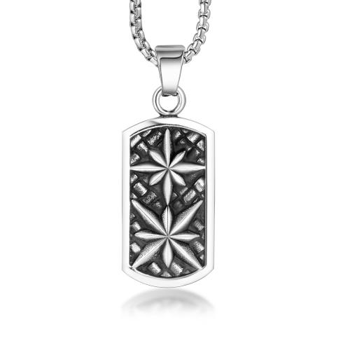 Stainless Steel Pendants, 304 Stainless Steel, polished, fashion jewelry & Unisex, 17.70x38.60mm, Sold By PC