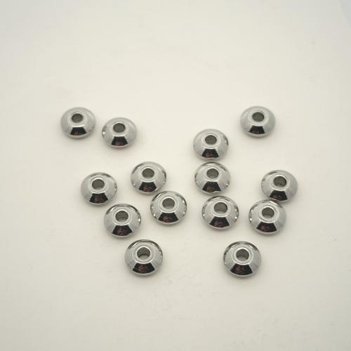 Perlas de acero inoxidable, acero inoxidable 304, Bricolaje, color original, 5x2.50mm, Vendido por UD