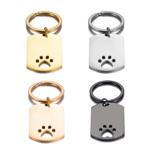 Stainless Steel Key Clasp, 304 Stainless Steel, Vacuum Ion Plating, Unisex, more colors for choice, 24x45mm, Sold By PC