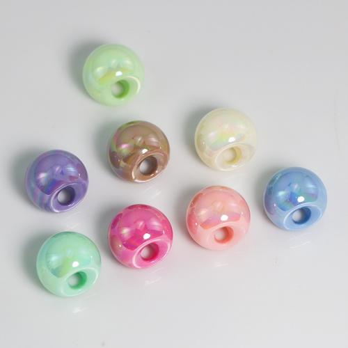 Perles en plastique, DIY, couleurs mélangées, 16mm, Environ 250PC/sac, Vendu par sac