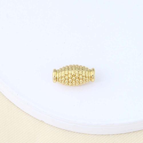 Brass Jewelry Beads, gold color plated, DIY, nickel, lead & cadmium free, 12.60x6.40x6.40mm, Sold By PC