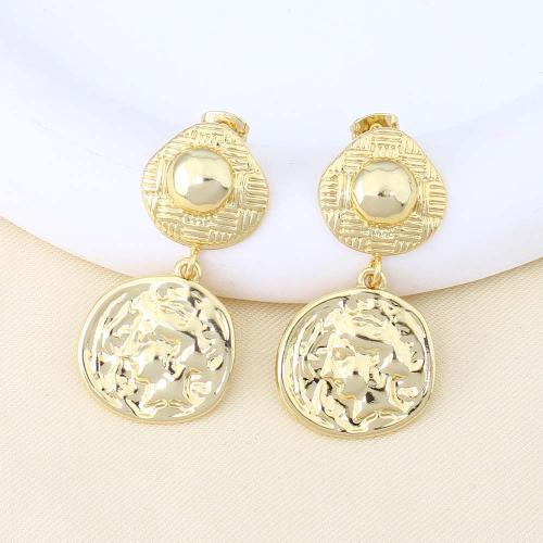 Brass Drop Earring gold color plated for woman nickel lead & cadmium free Sold By PC
