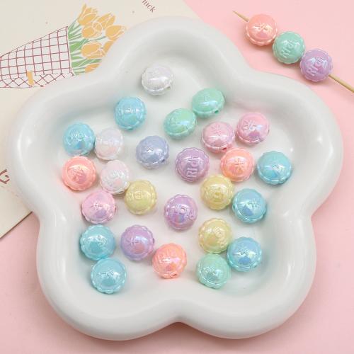 Acrylic Jewelry Beads DIY 16mm Sold By Bag