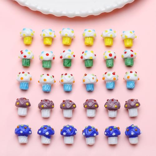 Handgemaakte Lampwork Beads, Ice Cream, DIY, meer kleuren voor de keuze, 13x15mm, Verkocht door PC