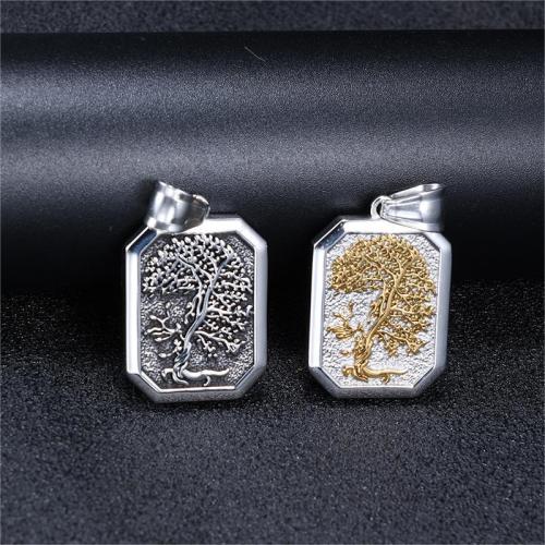 Nerezová ocel Šperky Přívěsky, 304 Stainless Steel, Geometrický vzor, unisex & různé styly pro výběr, Prodáno By PC