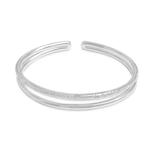 925 Sterling Silver Bangle Bracelet, fashion jewelry & for woman, Inner Diameter:Approx 57x47mm, Sold By PC