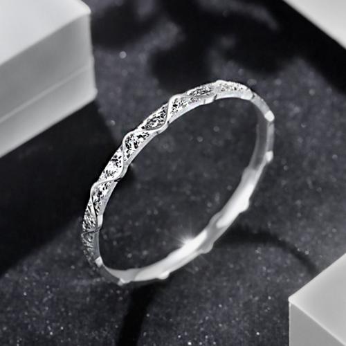 925 Sterling Silver Bangle Bracelet, fashion jewelry & for woman, Inner Diameter:Approx 56x60mm, Sold By PC