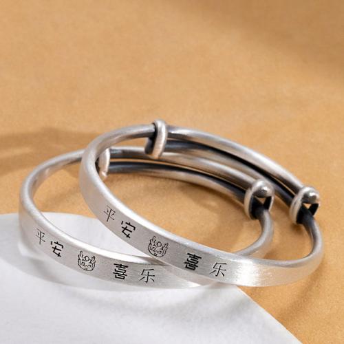 Children Bracelet & Bangle 925 Sterling Silver fashion jewelry & Unisex Inner Approx 41mm Sold By PC