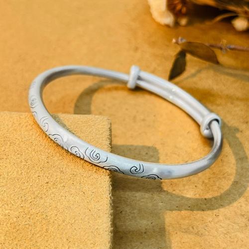 925 Sterling Silver Bangle Bracelet fashion jewelry & for woman Inner Approx 57mm Sold By PC