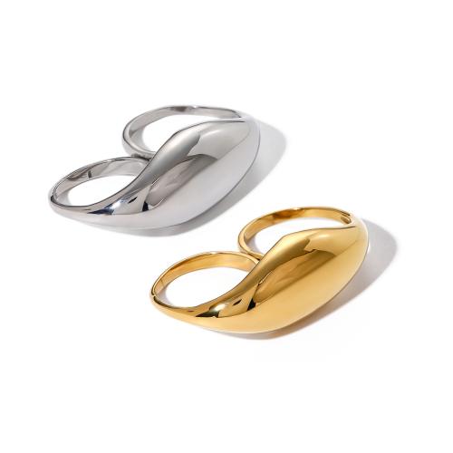 Ring Finger ze stali nierdzewnej, Stal nierdzewna 304, biżuteria moda & dla kobiety, dostępnych więcej kolorów, sprzedane przez PC