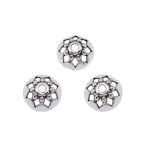 Zinc Alloy Bead Cap antique silver color plated DIY & hollow Approx 2.5mm Sold By PC