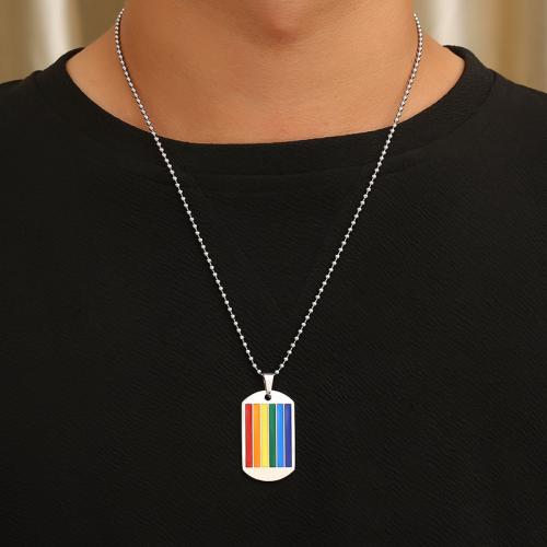 Titanium Steel Pendants, silver color plated, different styles for choice & for man & enamel, more colors for choice, Sold By PC