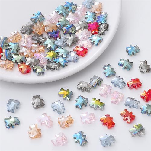 Fashion Glass Beads, Bear, DIY, more colors for choice, 8x10mm, 10PCs/Bag, Sold By Bag
