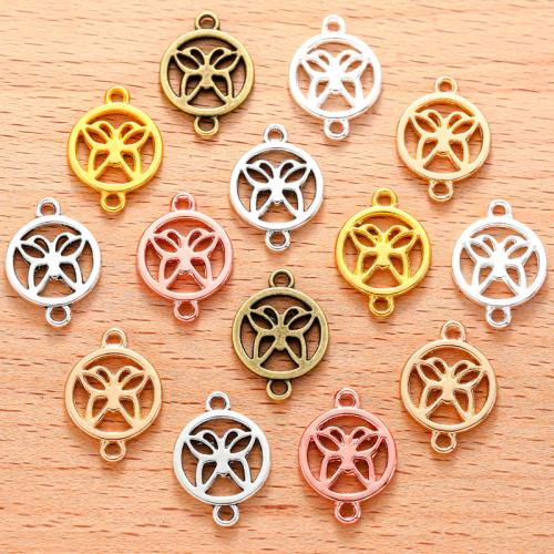 Animal Tibetan Style Connector, plated, DIY, more colors for choice, nickel, lead & cadmium free, 14x20mm, Hole:Approx 1.5mm, 100PCs/Bag, Sold By Bag