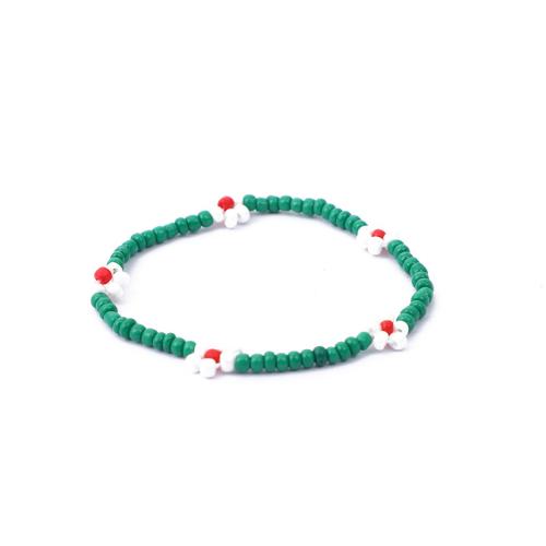 Seedbead bracelet, fait à la main, pour femme, plus de couleurs à choisir, Longueur:16 cm, Vendu par PC