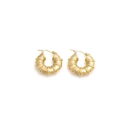 304 Stainless Steel Lever Back Earring, gold color plated, fashion jewelry & for woman, 29.50x27.50mm, Sold By Pair
