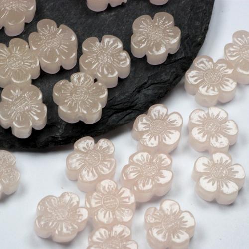 Natural Freshwater Shell Beads Flower DIY 13mm Sold By Bag