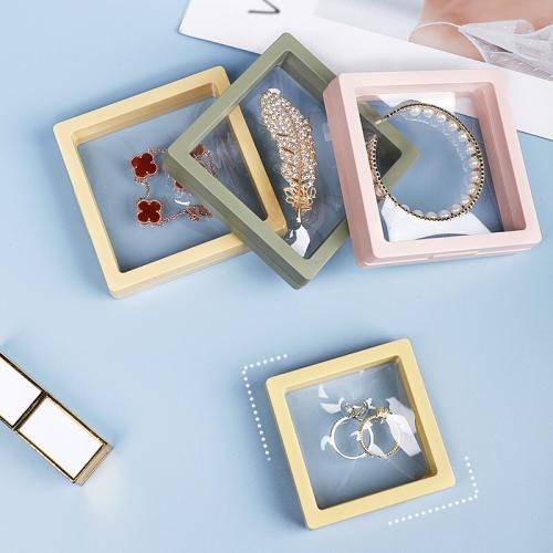Πολυλειτουργικό Κοσμήματα Box, Πλαστική ύλη, διαφορετικό μέγεθος για την επιλογή, περισσότερα χρώματα για την επιλογή, Sold Με PC