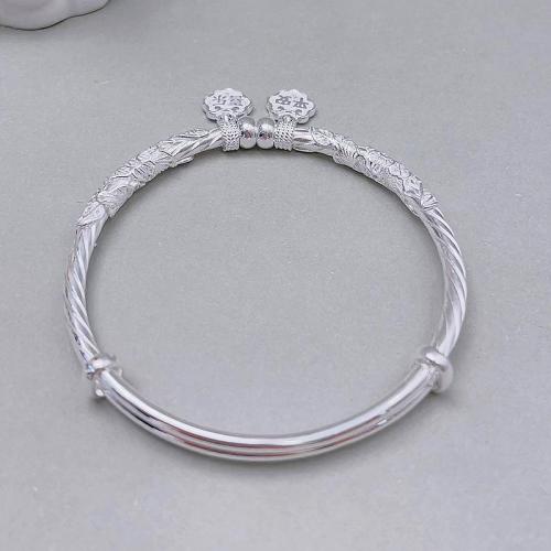 925 Sterling Silver Bangle Bracelet fashion jewelry & for woman Inner Approx Sold By PC