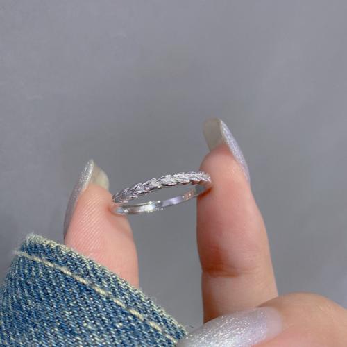 Sterling Sølv Smykker fingerring, 925 Sterling Sølv, mode smykker & for kvinde, flere farver til valg, Størrelse:7, Solgt af PC