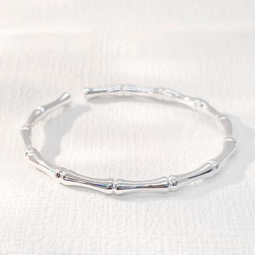 925 Sterling Silver Bangle Bracelet, fashion jewelry & for woman, Inner Diameter:Approx 56mm, Sold By PC