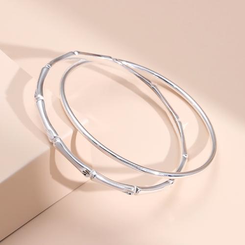 925 Sterling Silver Bangle Bracelet fashion jewelry & for woman &  Inner Approx 58mm Sold By PC