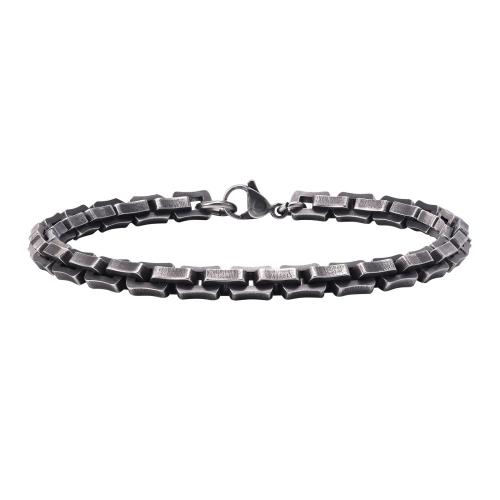 Stainless Steel Jewelry Bracelet, 304 Stainless Steel, fashion jewelry & for man, 5.20mm, Length:Approx 19 cm, Sold By PC