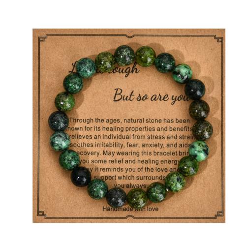Gemstone Bracelets Natural Stone fashion jewelry & Unisex Length Approx 19 cm Sold By PC