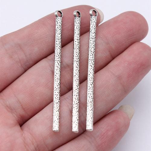 Tibetan Style Pendants, Stick, antique silver color plated, DIY & different size for choice, Sold By PC