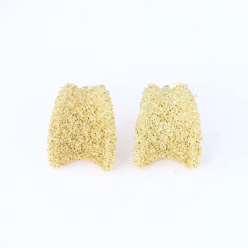 Brass Stud Earring, gold color plated, for woman, nickel, lead & cadmium free, 6.80x5x3.20mm, Sold By Pair