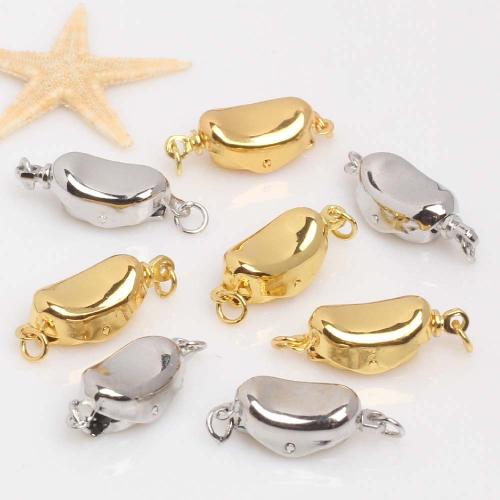 Brass Bayonet Clasp, plated, DIY, more colors for choice, nickel, lead & cadmium free, 10PCs/Bag, Sold By Bag