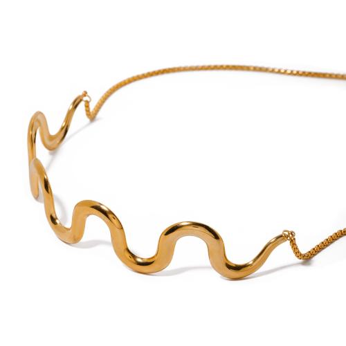 Edelstahl Schmuck Halskette, 304 Edelstahl, plattiert, für Frau, keine, verkauft von PC