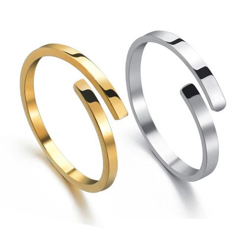 Stainless Steel Finger Ring, 304 Stainless Steel, plated, Unisex, more colors for choice, Sold By PC