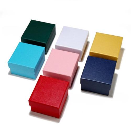 Jewelry Gift Box, Paper, with Non-woven Fabrics, dustproof & multifunctional & different styles for choice, more colors for choice, Sold By PC