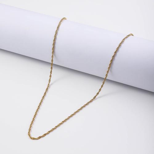 Halskette, 304 Edelstahl, mit Verlängerungskettchen von 5cm, Modeschmuck & unisex, keine, 2.20mm, Länge ca. 45 cm, verkauft von PC