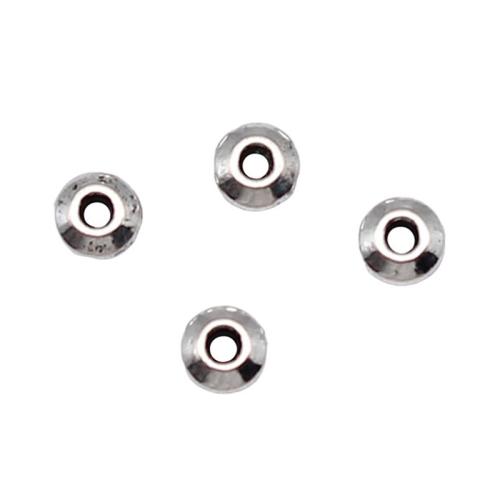 Tibetan Style Jewelry Beads, antique silver color plated, DIY, 4x4x1.80mm, Hole:Approx 1.2mm, Sold By PC