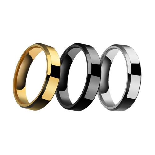 Stainless Steel Finger Ring, 304 Stainless Steel, plated, Unisex & different size for choice, more colors for choice, Sold By PC