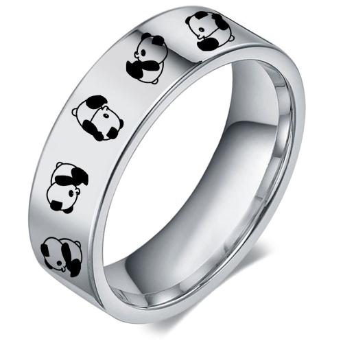 Stainless Steel Finger Ring 304 Stainless Steel Vacuum Ion Plating Unisex Sold By PC