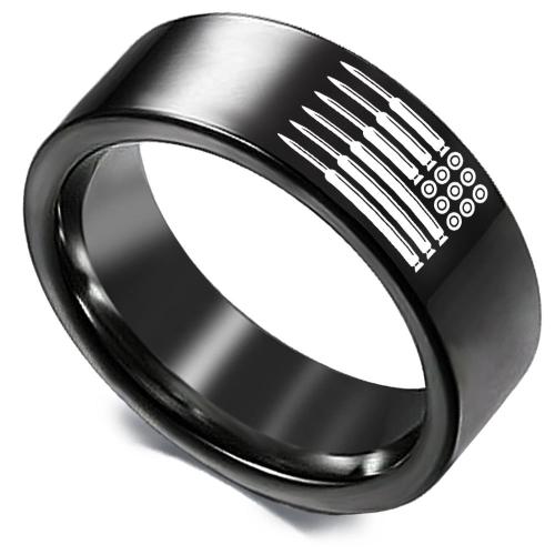 Stainless Steel Finger Ring 304 Stainless Steel Vacuum Ion Plating Unisex Sold By PC