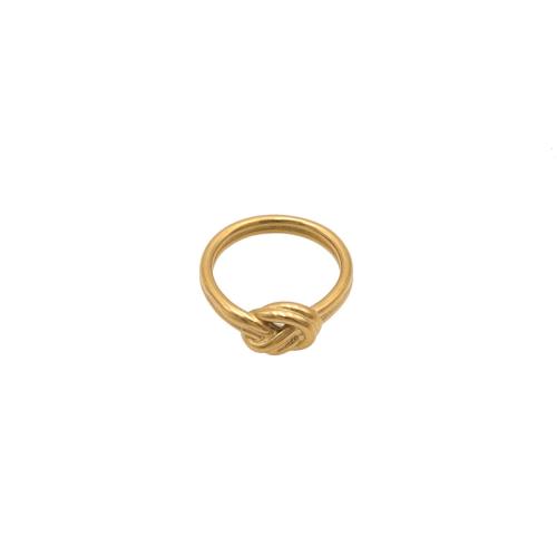 Titanium Steel Finger Ring, gold color plated, different size for choice & for woman, US Ring Size:6-9, Sold By PC