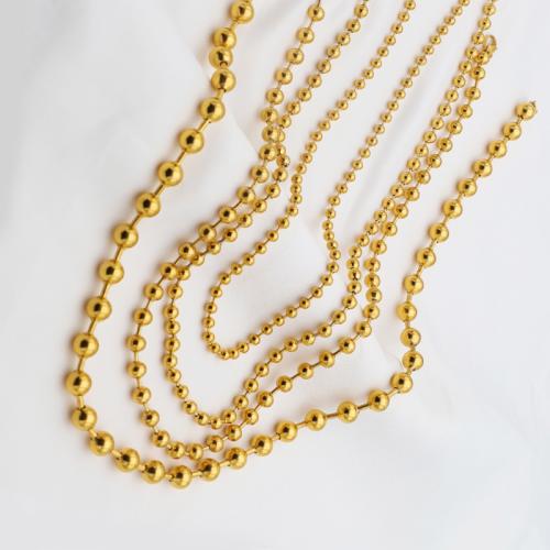 Titanstahl Halskette Gliederkette, plattiert, verschiedene Größen vorhanden & für Frau, keine, Länge ca. 17.7 ZollInch, verkauft von PC