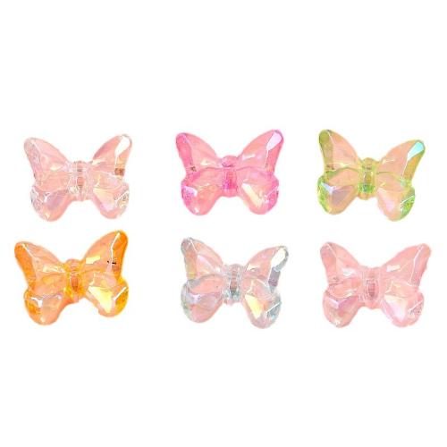 Mobile Phone DIY Decoration Plastic Butterfly Random Color 2-2.4cm Sold By PC