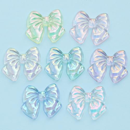 Mobile Phone DIY Decoration, Resin, Bowknot, more colors for choice, 27x32mm, Sold By PC