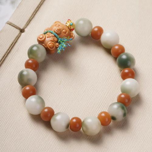 Bodhi Root Bracelet, jewelry faisin & unisex, Diameter:8cm, Díolta De réir PC