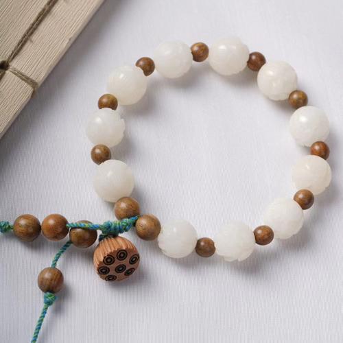 Bodhi Wood Beads Bracelet fashion jewelry & Unisex cm Sold By PC